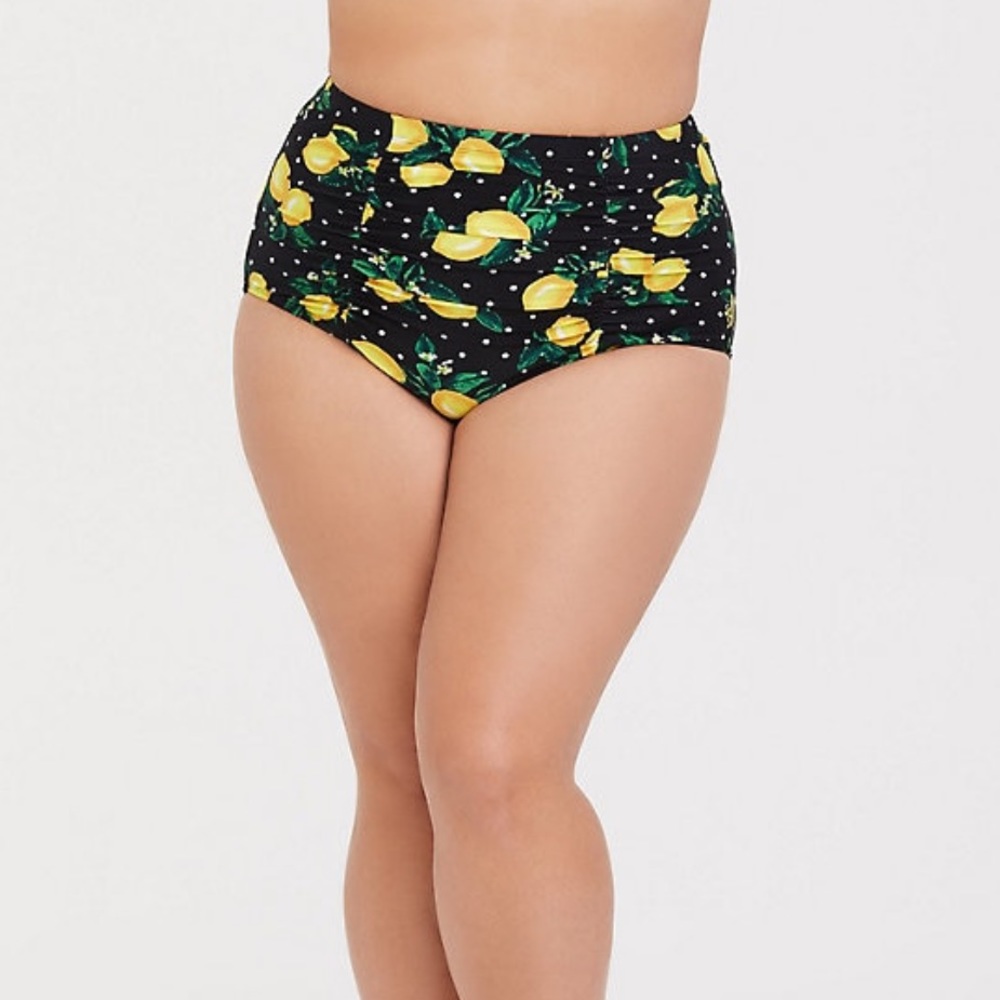 Torrid Lemon Dot Bikini Bottoms